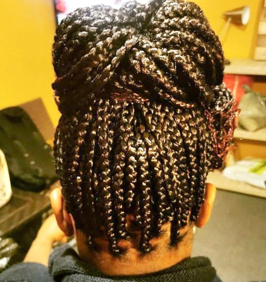 Regular Box Braids Female ceehairdesignz9 